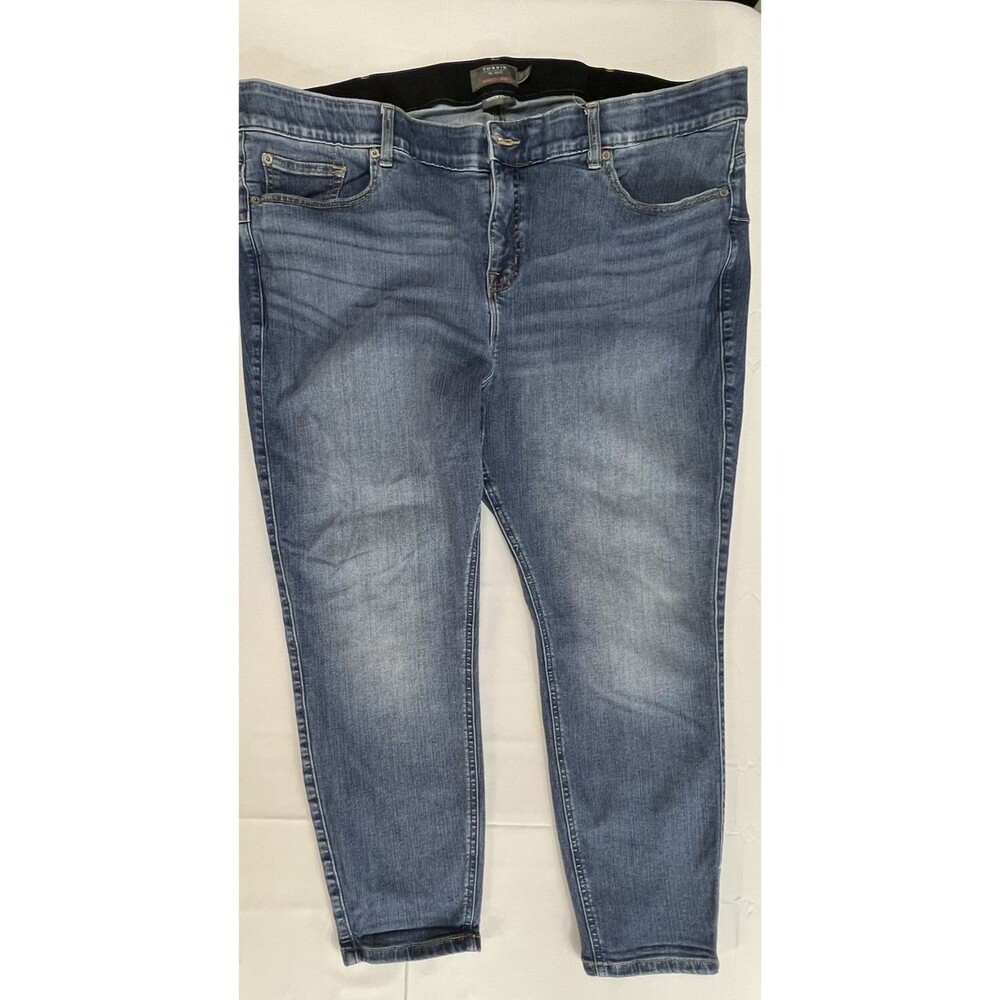 Torrid Womens Bombshell Skinny Premium Stretch Light Blue Denim Size 24S